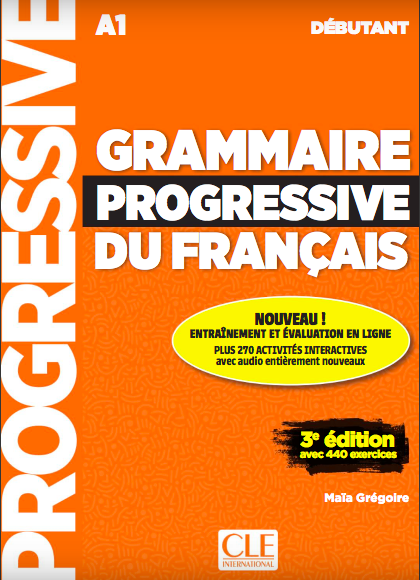 grammaire progressive débutant A1 cours français apprendre livre