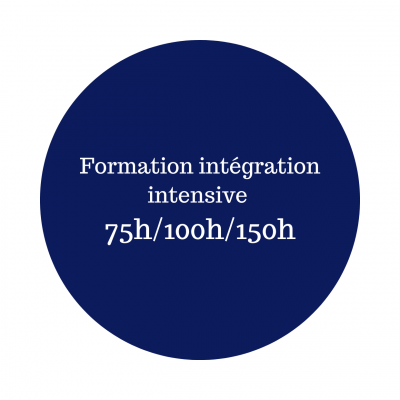 Formation intégration intensive 75h100h150h